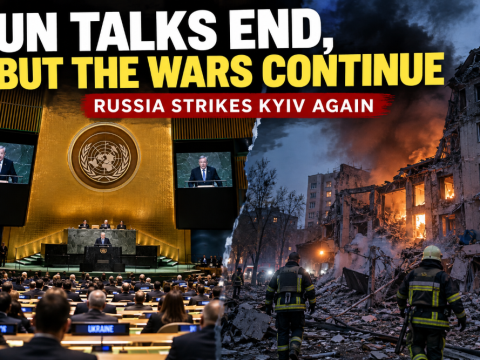 UN talks end, but the wars continue: Russia strikes Kyiv again