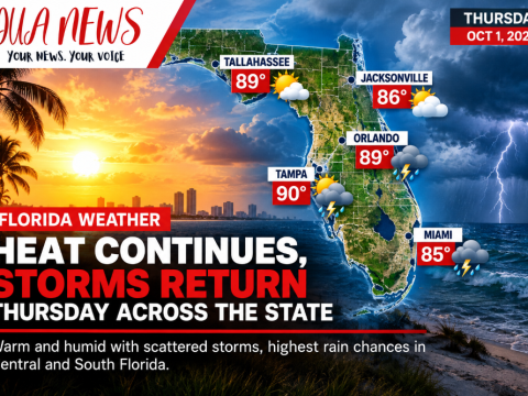 Thursday weather: Miami? Do not forget your umbrella