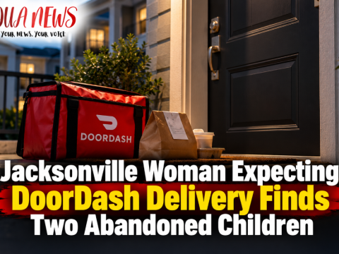 Jacksonville woman expecting DoorDash delivery finds two abandoned children