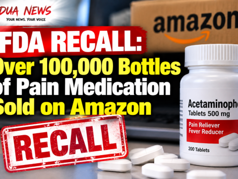 FDA recall: Over 100,000 bottles of pain medication sold on Amazon
