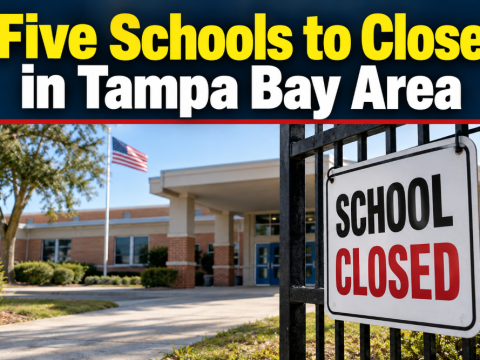 Five schools to close in Tampa Bay
