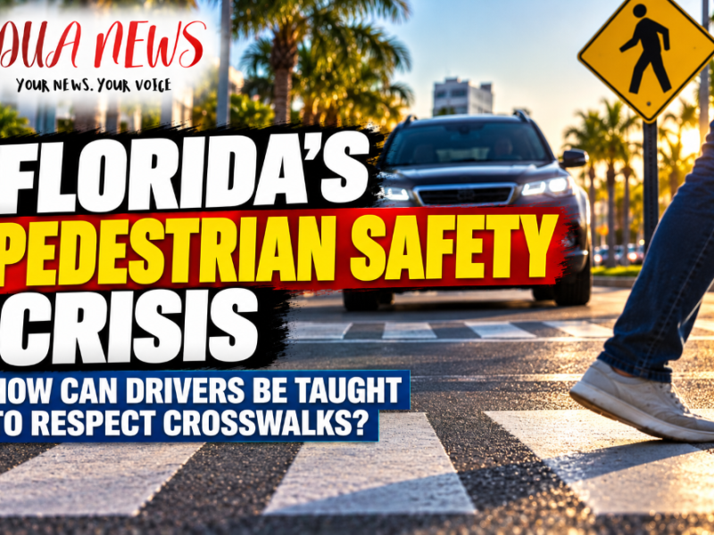 Florida’s pedestrian safety crisis: How can drivers be taught to respect crosswalks?
