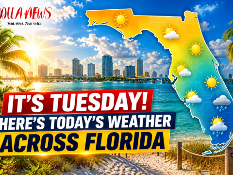 It is Tuesday! Here is today’s weather forecast for 10 Florida cities