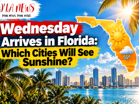 Wednesday arrives in Florida: Which cities will see sunshine?