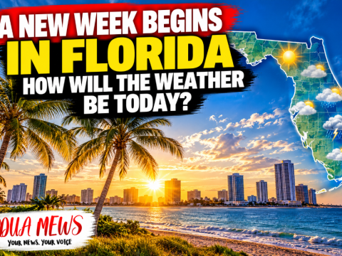 A new week begins in Florida: What will the weather be like today?