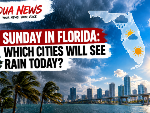 Sunday in Florida: Which cities will see rain today?