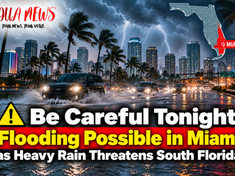 Be careful tonight: Flooding possible in Miami