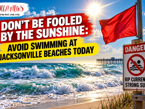 Do not be fooled by the sunshine: Avoid swimming at Jacksonville beaches today