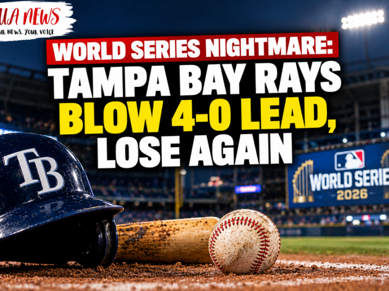 World Series nightmare: Tampa Bay Rays blow 4-0 lead, lose again