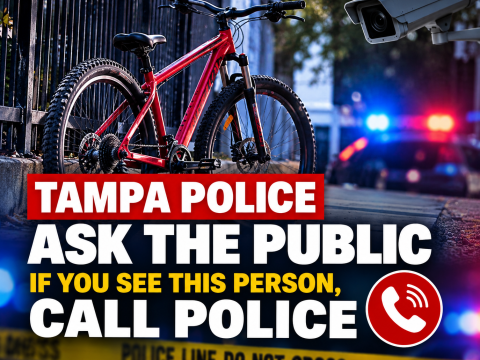 Tampa Police ask the public: If you see this Person, call police (Video)