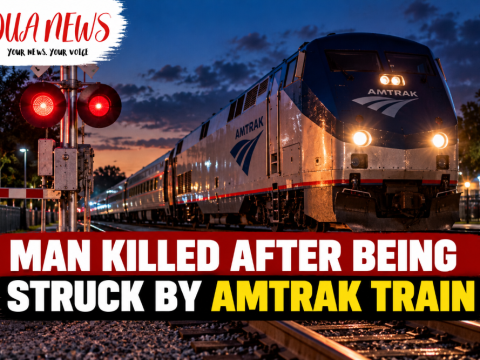 Man killed after being struck by Amtrak train