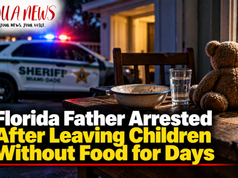 Florida father arrested after allegedly leaving children without food