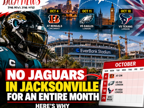 No Jaguars in Jacksonville for an entire month — Here is why