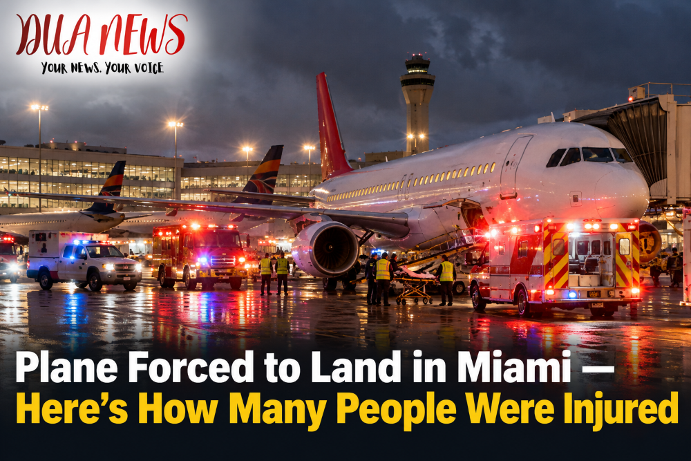 Plane forced to land in Miami — How many people were injured