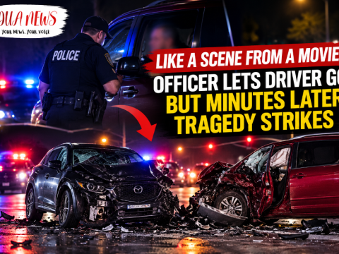 Like a scene from a movie: Officer lets driver go, but minutes later tragedy strikes