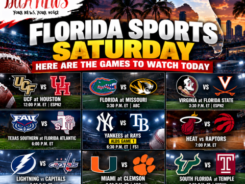 Big sports saturday in Florida: Here are the games to watch today